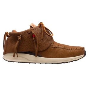Visvim FBT Leather Moccasin Sneaker 10 Brown Lace Up Shoes Japanese
